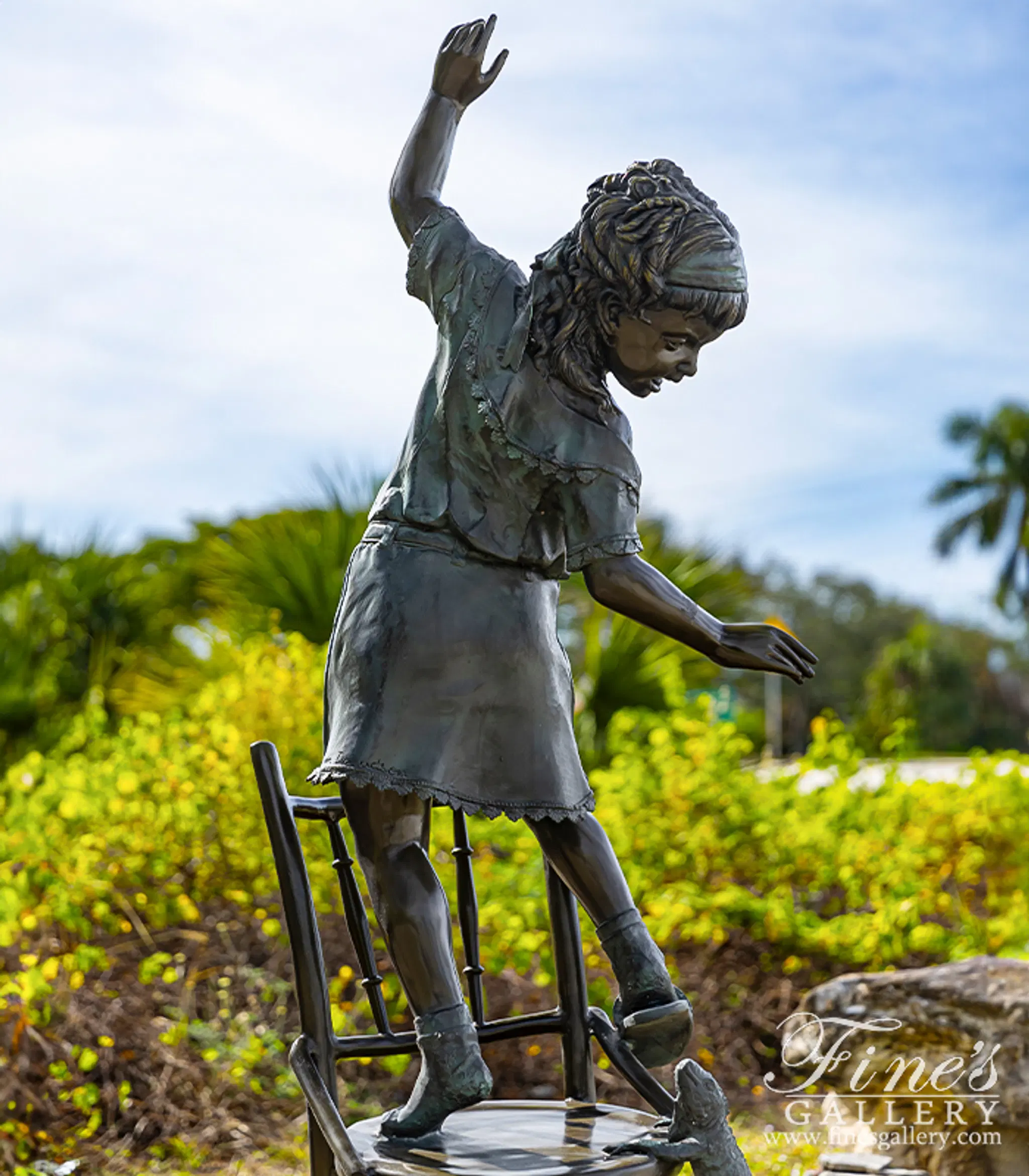 Bronze Statues - Caught By Surprise - BS-134 - Fine's Gallery, LLC.